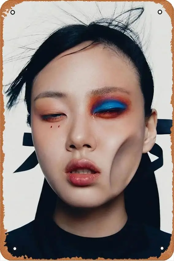 Плакат Bb K-pop Koren Young Femle Snger Trends Metl Sgns Musc Wll Декор для дома Спальня Бродяга Grge Fns Gfts