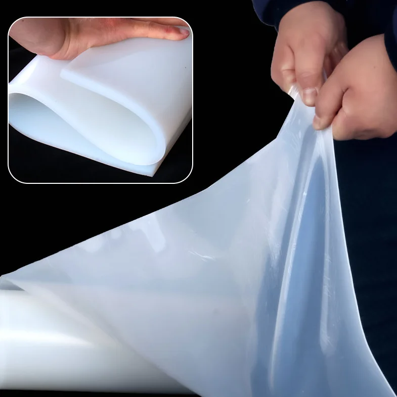 

High Temperature Resistant Silicone Rubber Plate Silicone Gasket Sealing Flat Gasket Rubber Skin Sheet Material