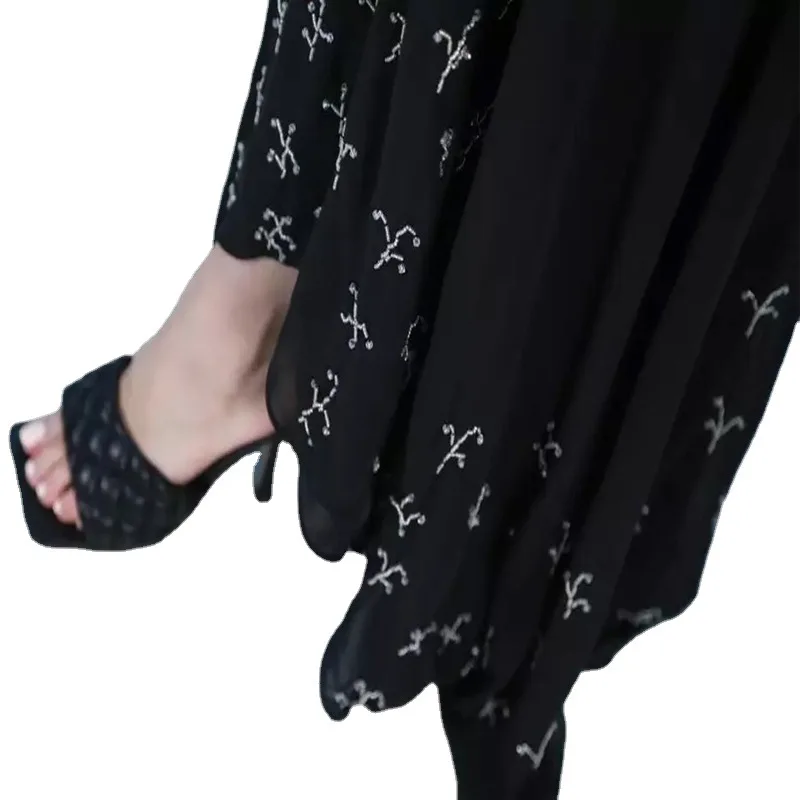 Abaya For Muslim Women Dress Kaftan Robe Trench Coats Femme Musulman Ensembles Abayas Hijab Caftan Dubai Turkey Islamic