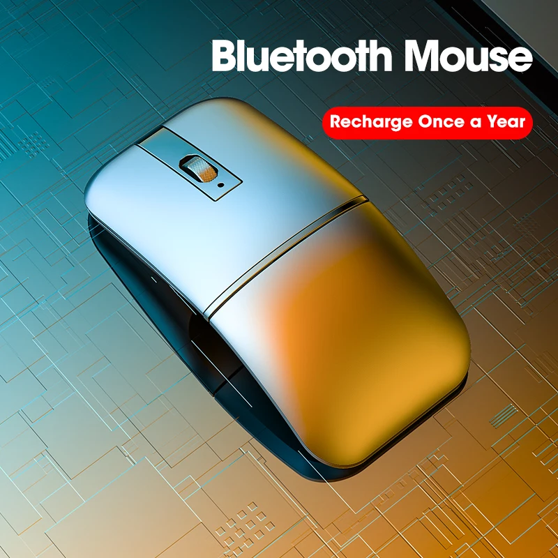 Беспроводная Bluetooth-мышь Регулируемая оптическая эргономичная мышь 1600 DPI для ПК и