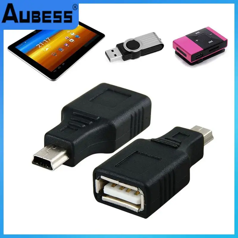 

1 PCS Mini USB Male To USB Female Converter Connector For Data Transmission Synchronization OTG Adapter Suitable For Car AUX PC