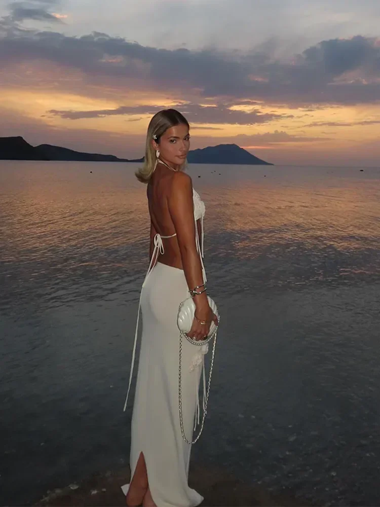 Женский трикотажный комплект с юбкой макси привлекательный облегающий объемным