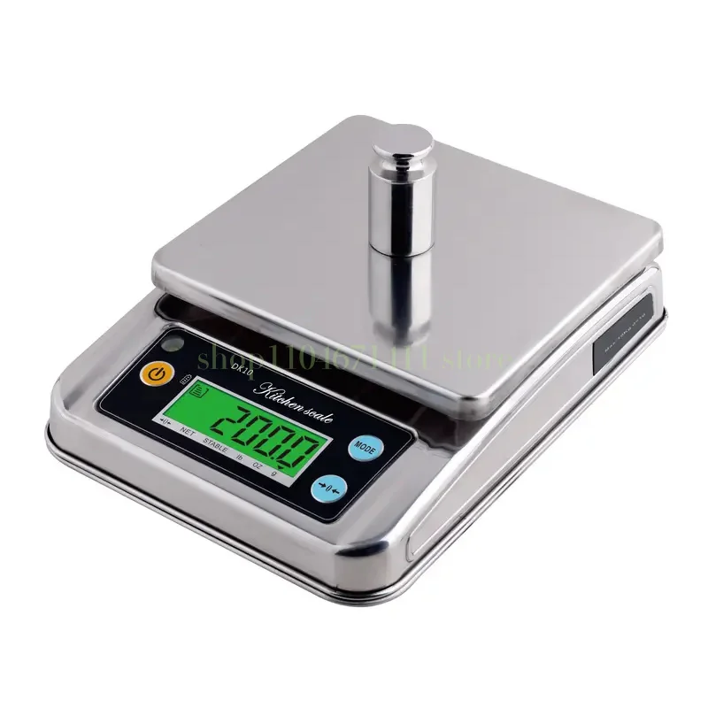 DK10 Цифровые полные кухонные весы из нержавеющей стали 10 кг 1 г пищевые цифровые