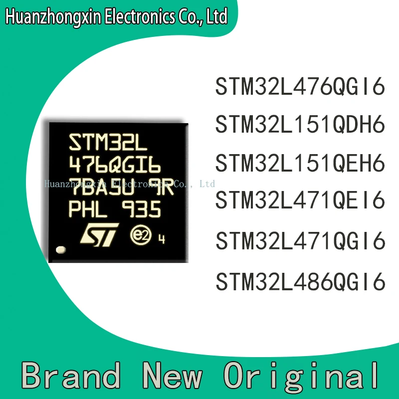 

STM32L476QGI6 STM32L151QDH6 STM32L151QEH6 STM32L471QEI6 STM32L471QGI6 STM32L486QGI6 STM32L STM32 STM IC MCU UFBGA132 Chip