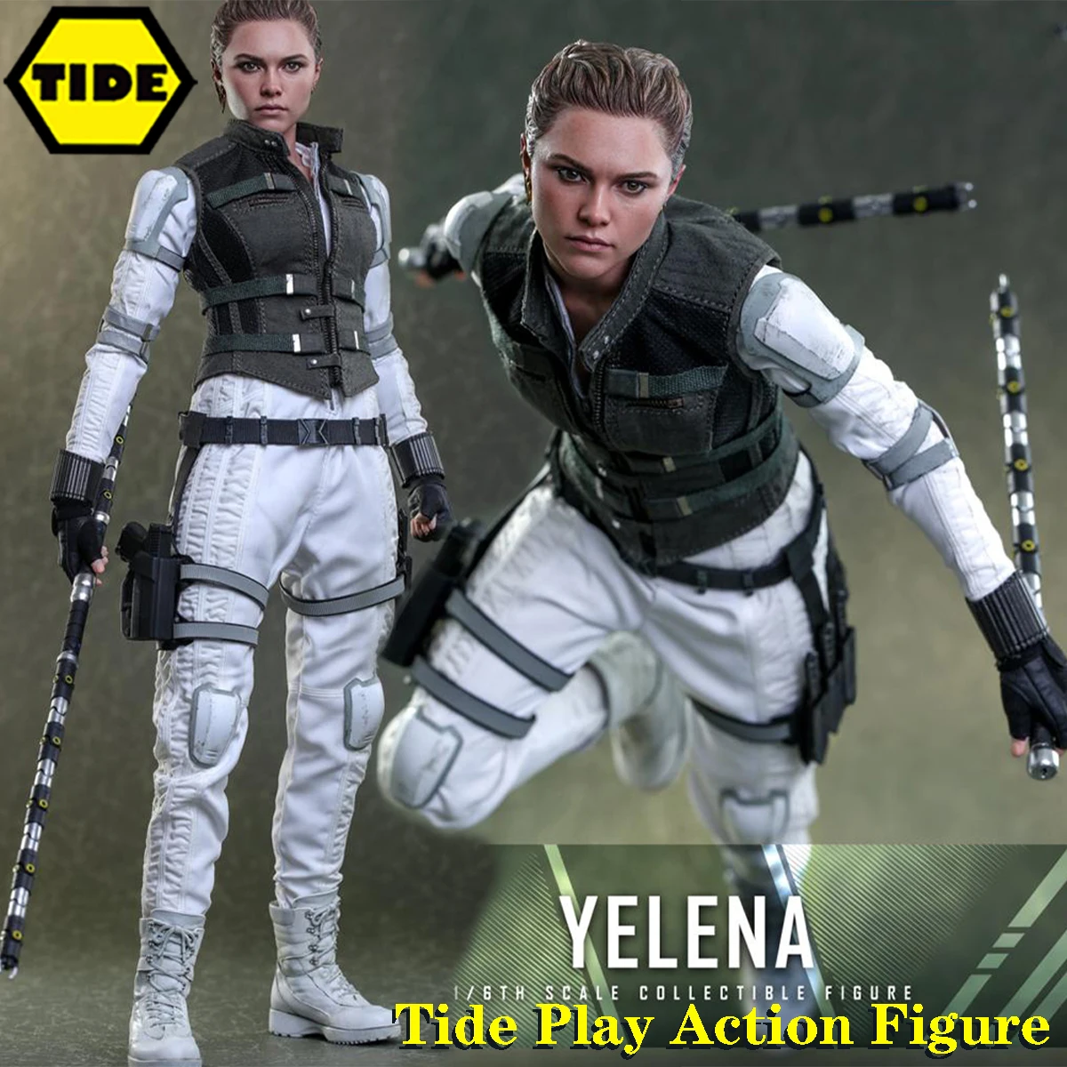 

Original HotToys HT MMS622 1/6 Widow YELENA Movie Character Doll Model 12'' Full Set Action Figure Toys Fans Gifts In Stock