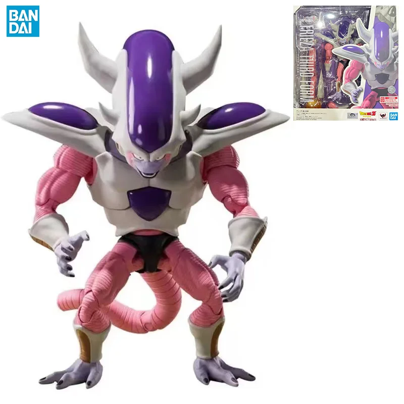 Оригинальный Bandai S.H.Figuarts SHF Dragon Ball Z Frieza Third Form в наличии коллекция аниме фигурки