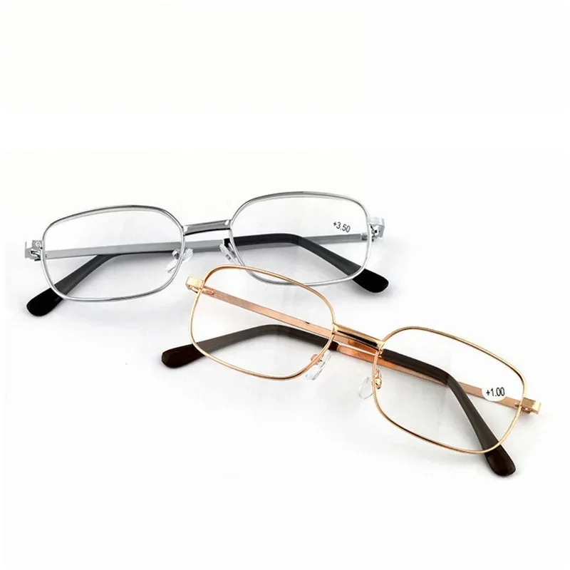 Модные очки для чтения в металлической оправе стеклянные пресбиопии женские и