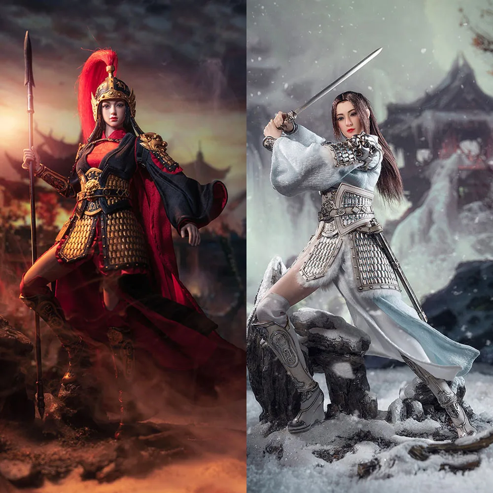 

In Stock TBLeague PL2023-204 1/6 Full Set Join The Army for Father China Ancient Female Generals Mulan 12'' Action Figure Model