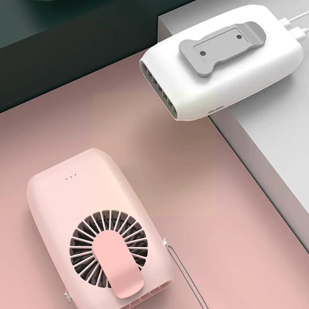 

Портативный мини-вентилятор на талию I4U8, 2022, зарядка через USB