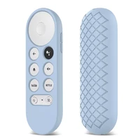 non slip soft silicone case for chromecast remote control protective cover shell for google chromecast tv 2020 voice remote