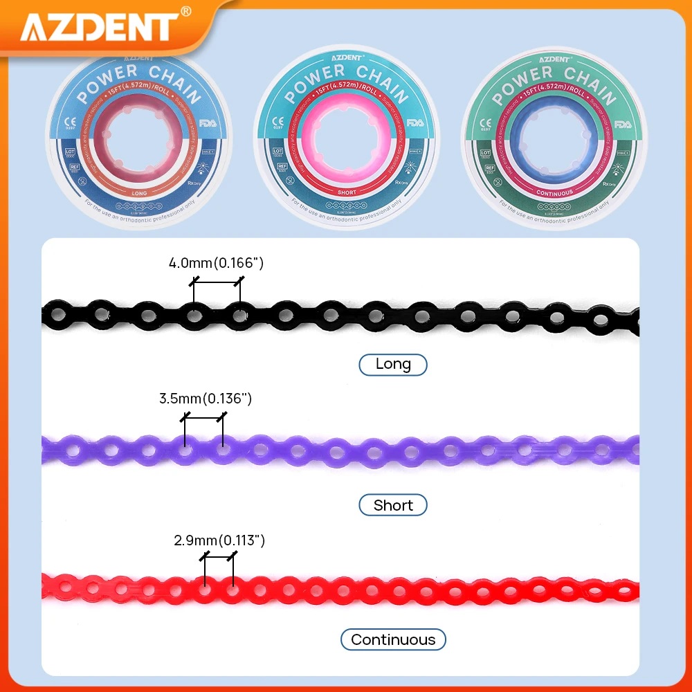 Рисунок 2 - Зубная Ортодонтическая эластичная Силовая цепь AZDENT