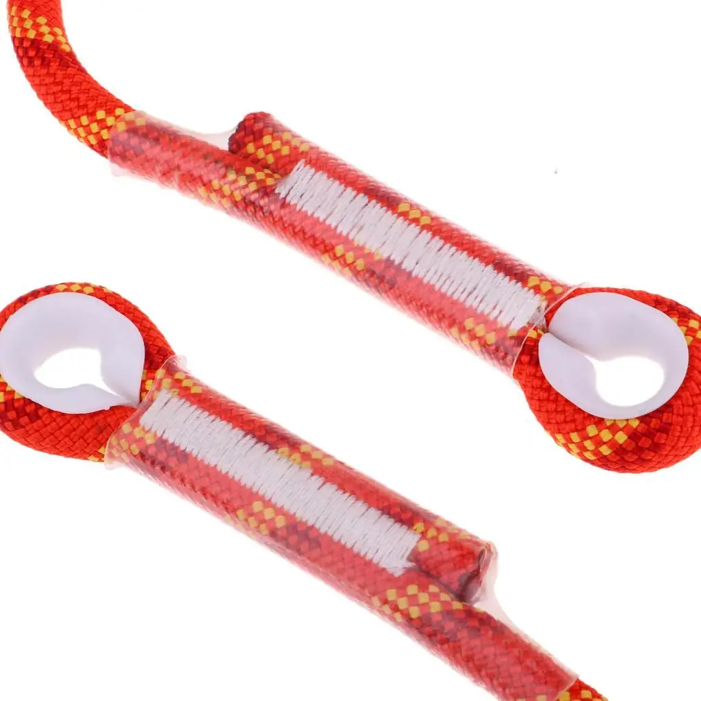 

10 5mm Rock Climbing Knotted Pre-sewn Eye-to-Eye Prusik Loop Cord Rope 150CM
