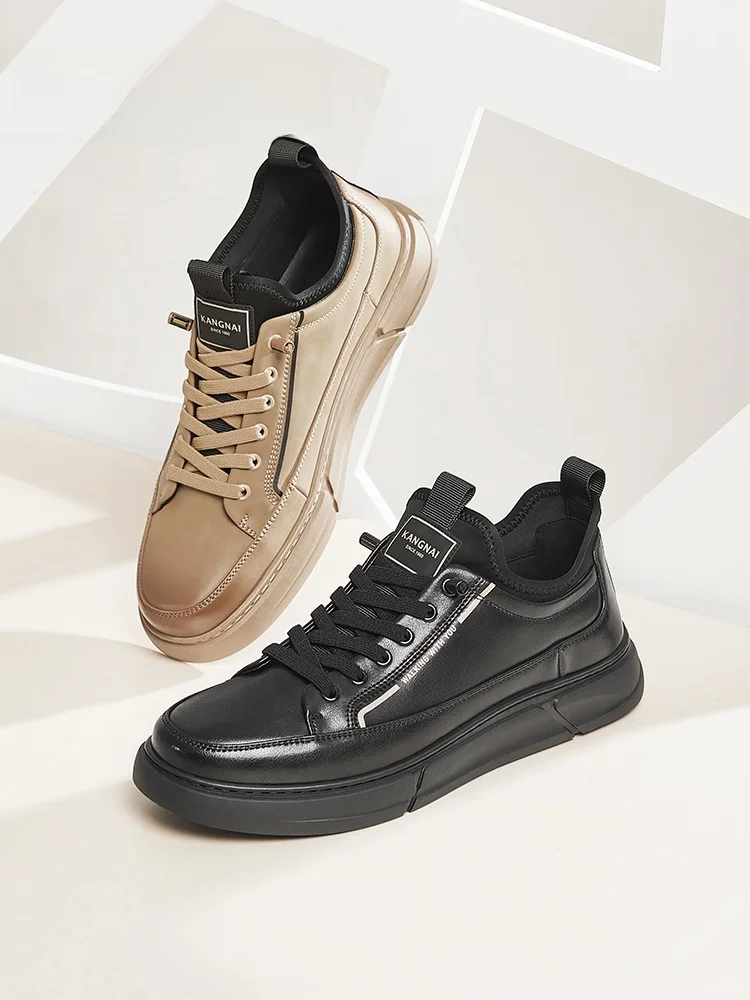 Мужская обувь Conner новая зимняя модная повседневная кожаная универсальная