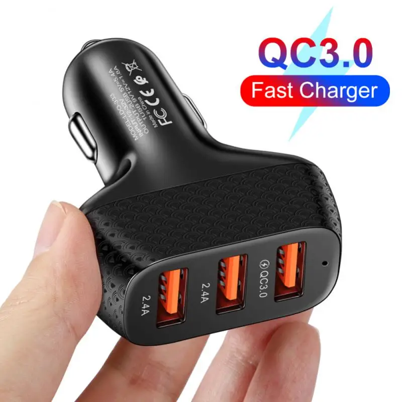 

Автомобильное зарядное устройство 5 В-2 А, 3USB-порта