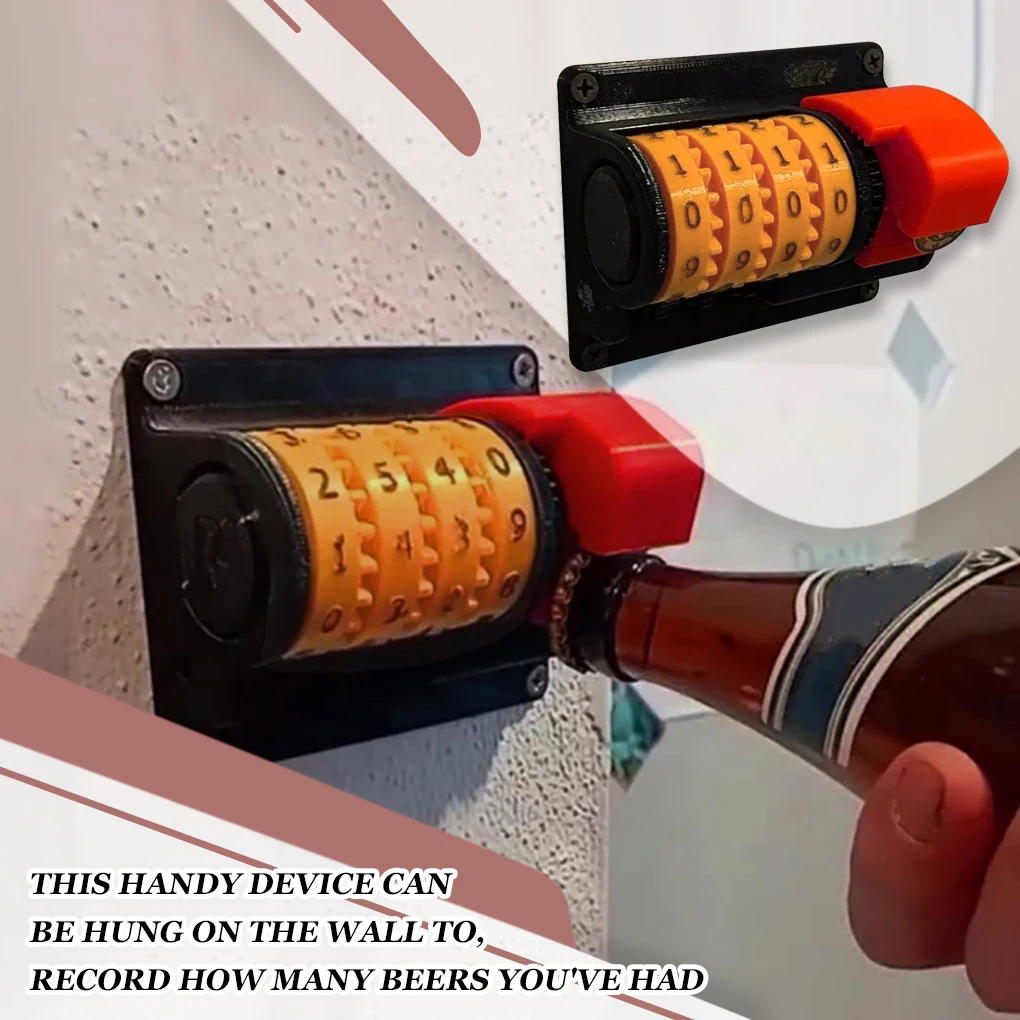 

Wall Mounted Bottle Opener Wine Drinking Bottles Corkscrew Boyfriends Kitchen Bar Hotel Restaurant Gaming Room