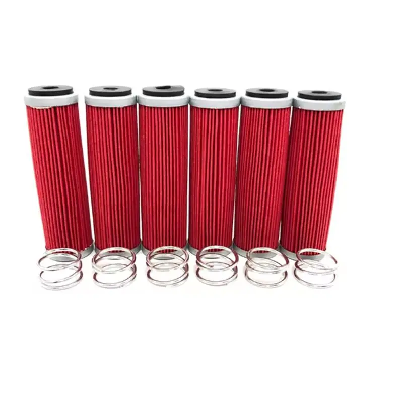 Фото Набор из 6 топливных фильтров для мотоциклов HOT-Motorcycle Oil Filter Fuel Filters, для двигателей ZONGSHEN NC250 NC450, KAYO RX3, Motoland, BSE, AVANTIS, BRZ, FXMOTO X3, Moto №1