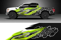 Graphic vinyl wrap vector image car decal truck modern design car tuning sticker racing wrap sticker high quality