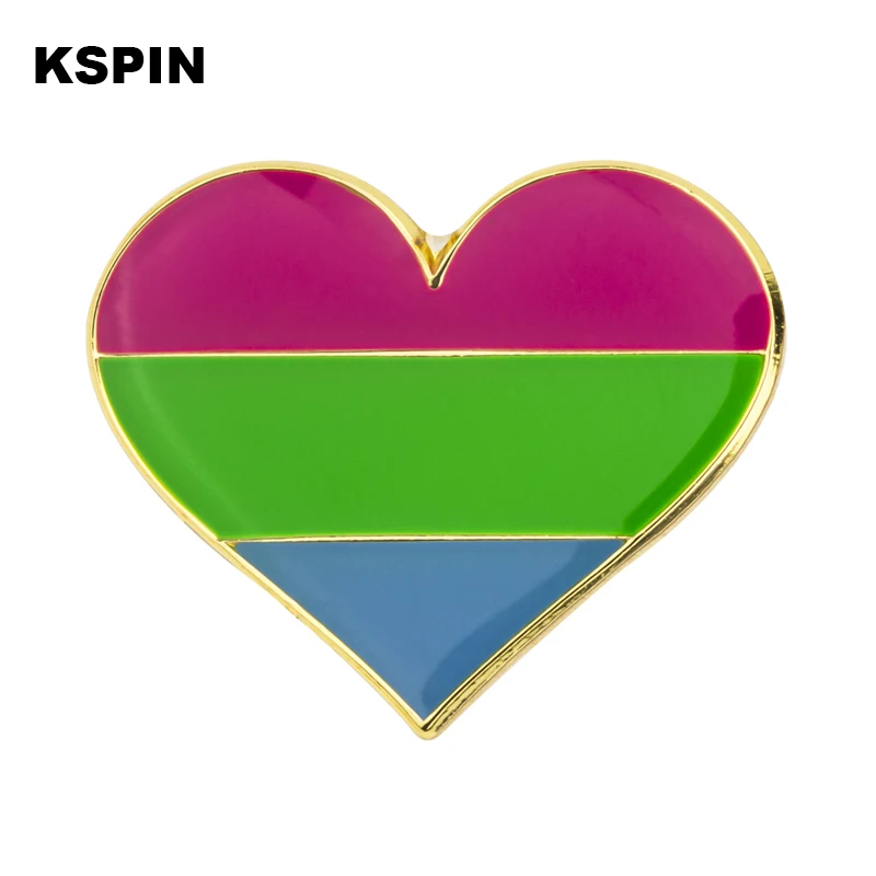 Polysex pride в форме сердца, флаг, лацкан, шпилька, фотографика