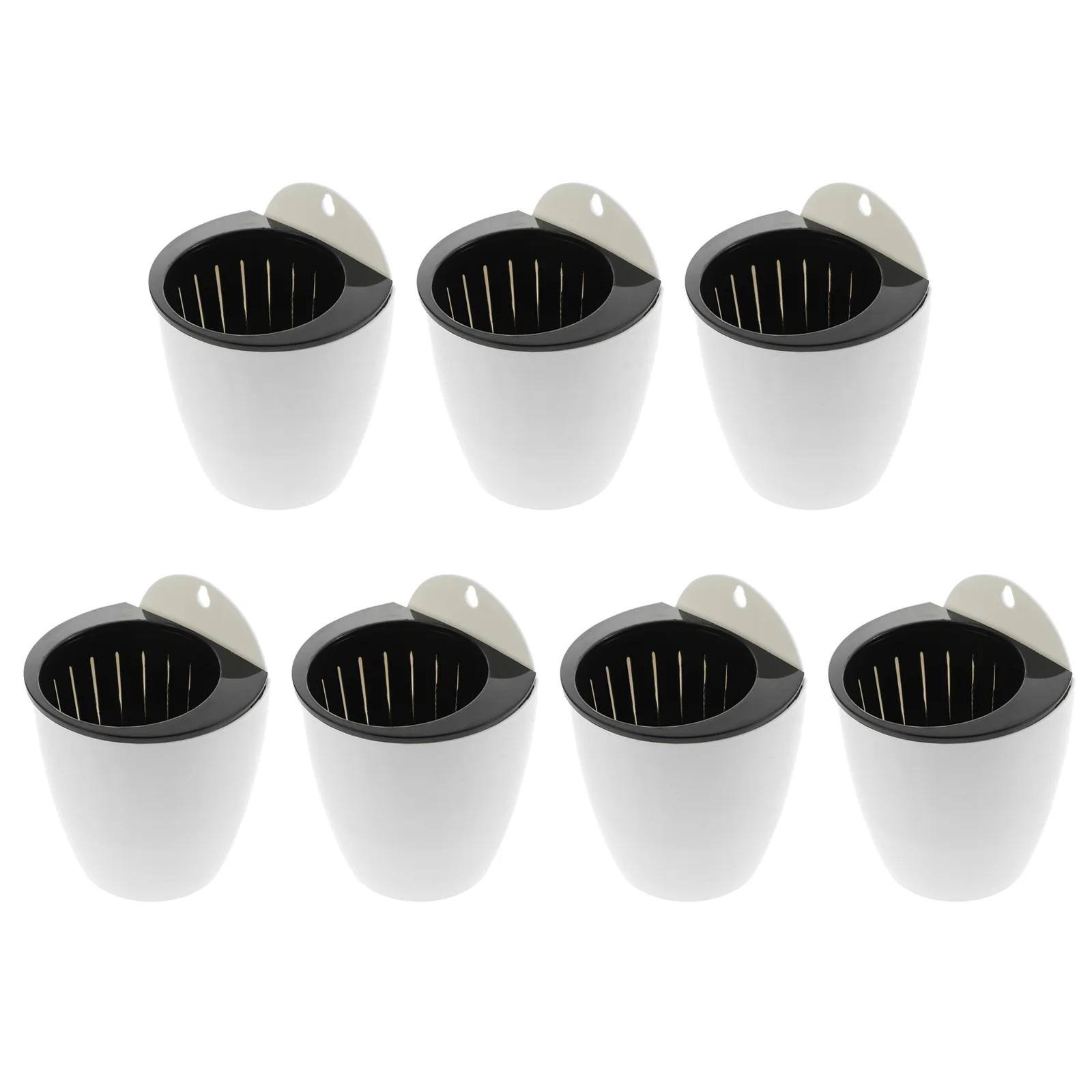 

7 Pcs Indoor Pots Hydroponic Plants Self Watering Air Flower Hydroponics Planter Succulent