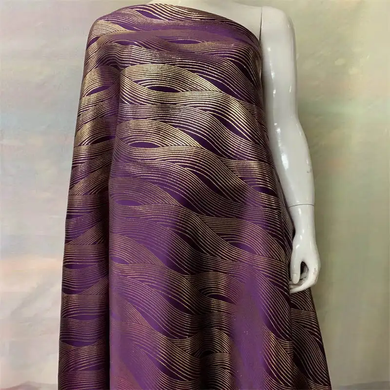 5 ярдов/партия шелковая ткань с рисунком LX4.11 |