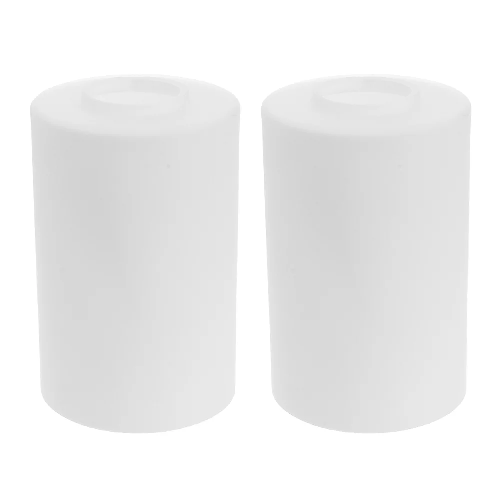 

2Pcs Transparent Lamp Shade Cylinder Glass Lamp Shade Seeded Glass Lamp Shade Glass Drum Lamp Shade Cylinder Lampshade Cover