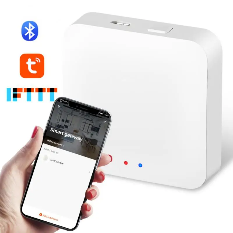 

5Pcs/1pcs Tuya ZigBee Smart Gateway Hub Smart Home Bridge Smart Life APP Wireless Remote Controller Works With Alexa Google Home
