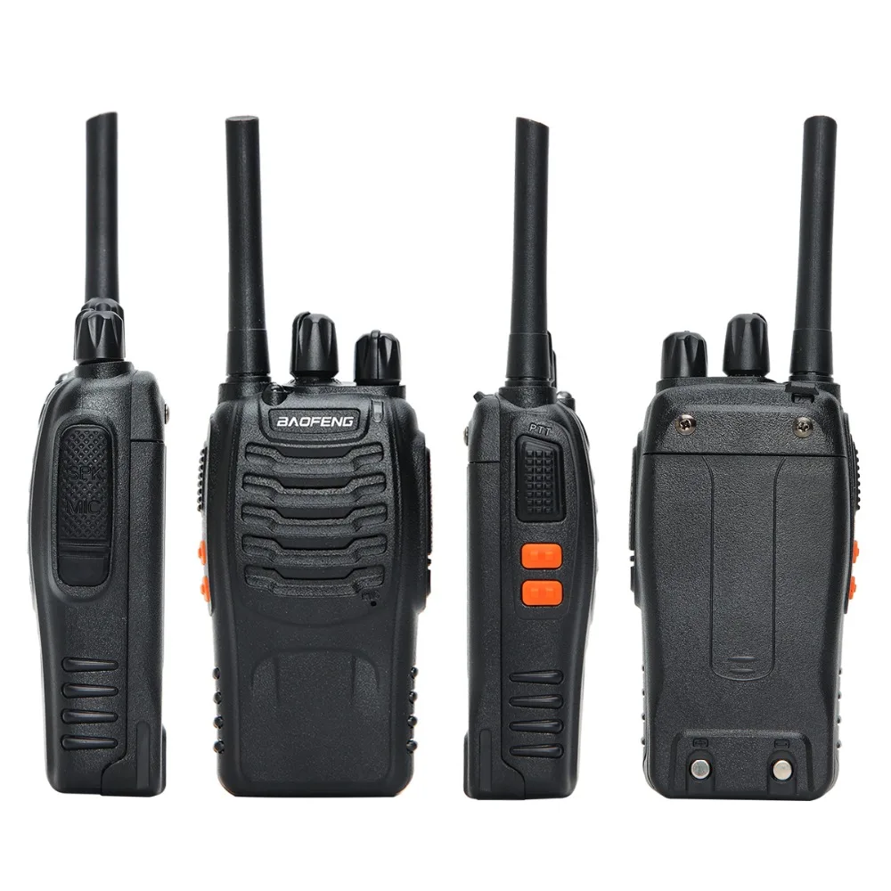 2PCS/Lot BAOFENG BF-88A 16 Channel Rechargeable Walkie Talkie (Upgrade Version BF-888S) Two Way Radio VOX LED Flashlight