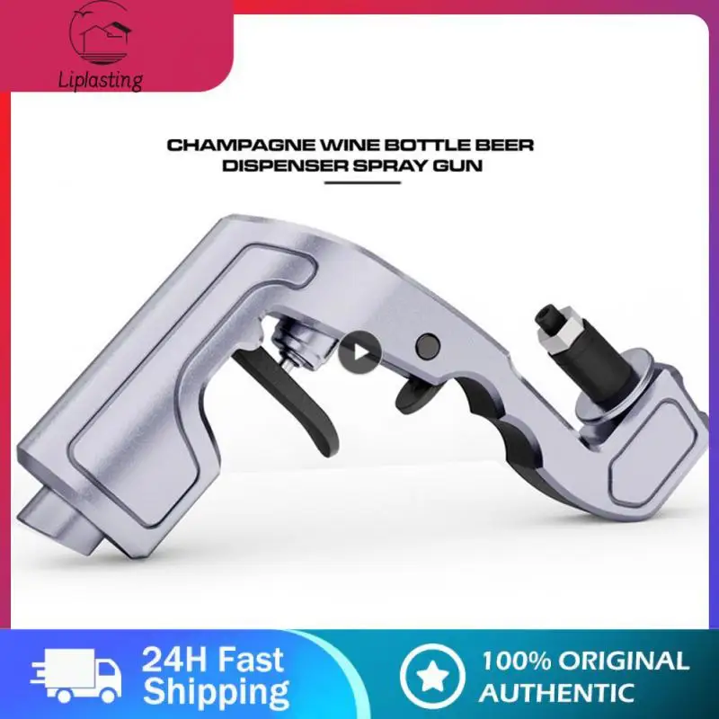

Pourer Champagne Sprayer Pistol Beer Bottle Durable Airbrush Zinc Alloy Edition Stopper Ejector Kitchen Bar Tool