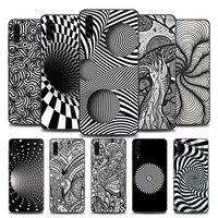 ball linear ideas op art phone case for samsung a10 e s a20 a30 a30s a40 a50 a60 a70 a80 a90 5g a7 a8 2018 soft silicone