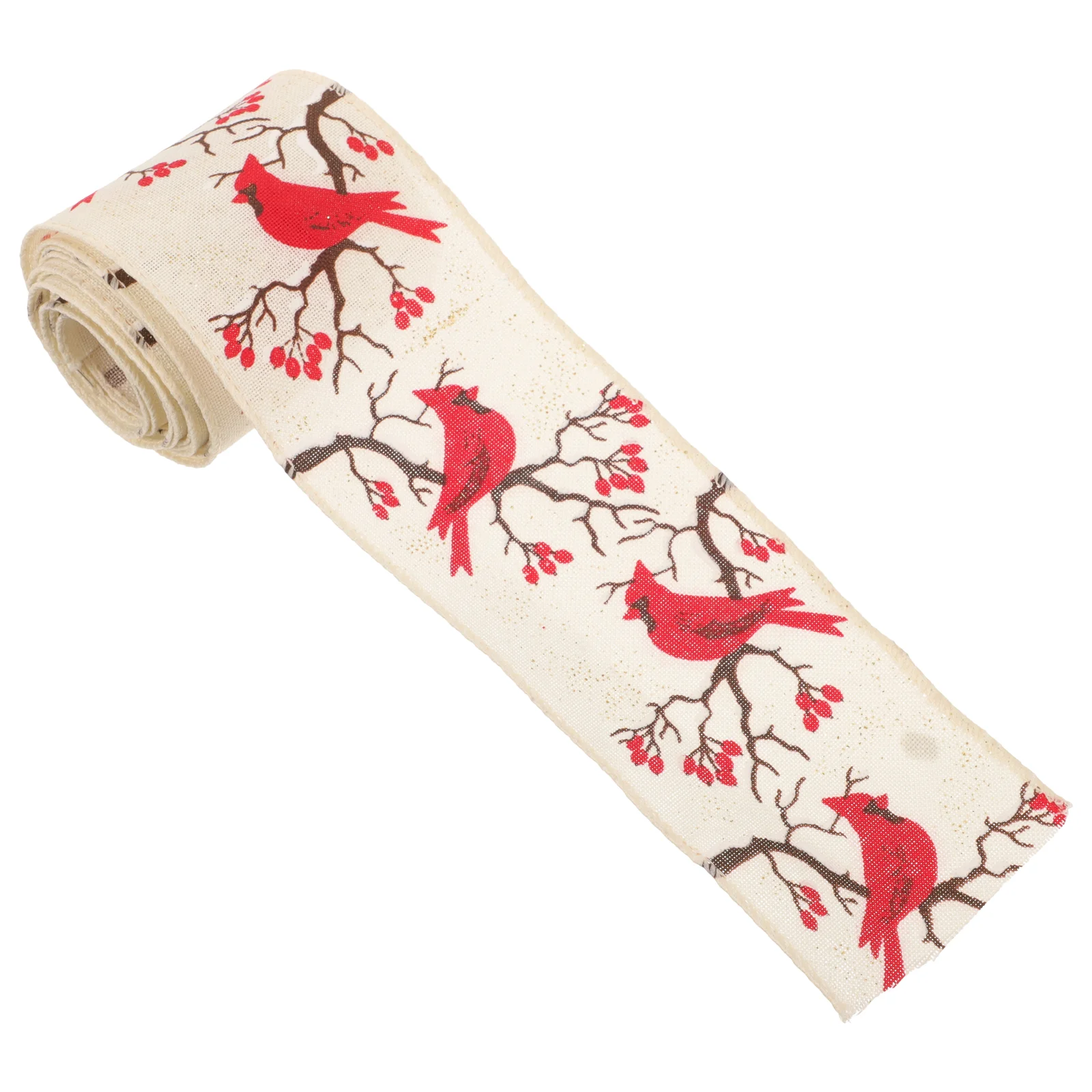 

1 Roll Wrapping Ribbon Christmas Theme Crafts DIY Ribbon Holiday Gift Ribbon