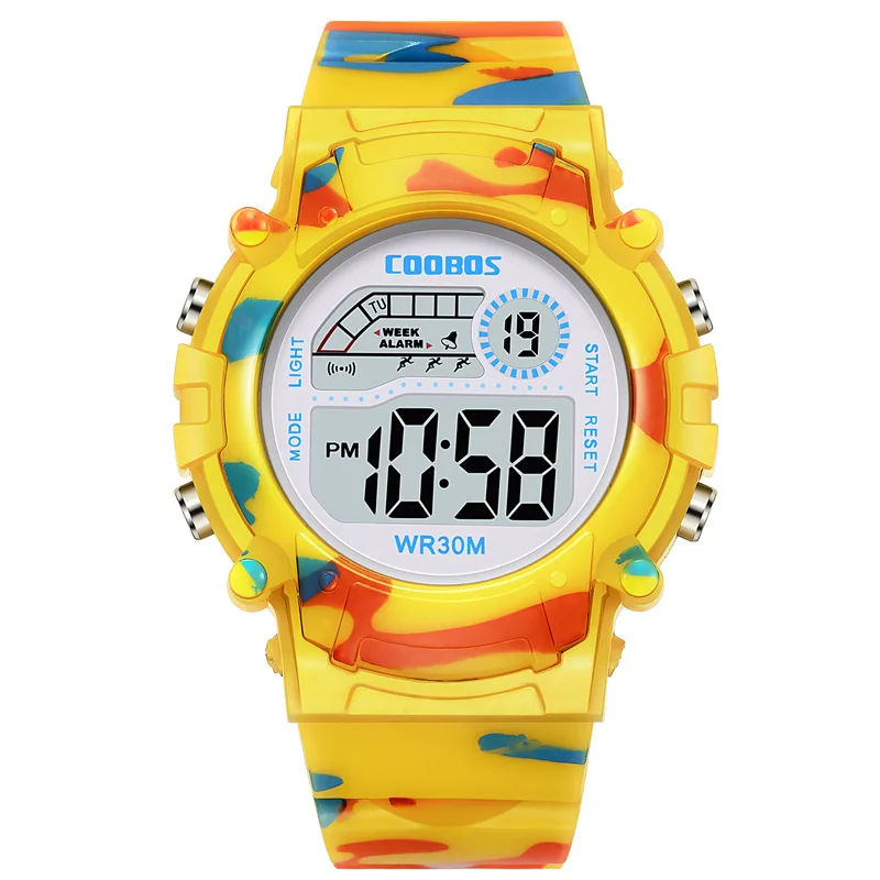 

30M Waterproof Digital Watches for Children Sport LED Electronic Wrist Watch Fashion Luminous Kids Watch Clock montre enfant