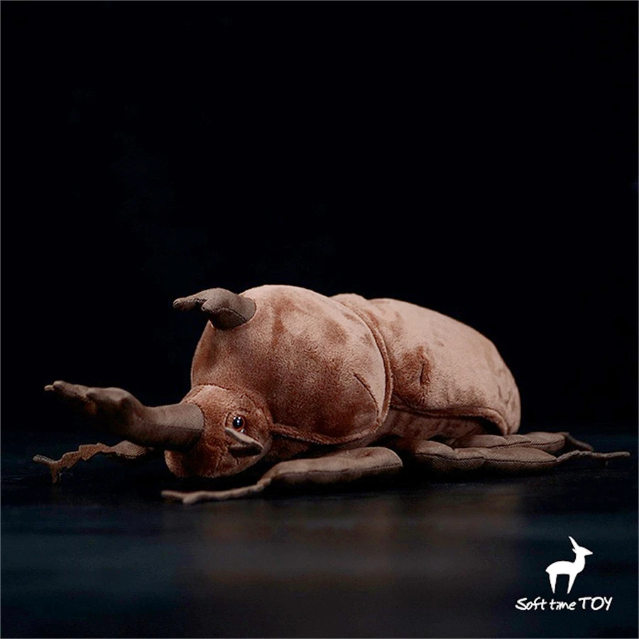 

Unicorn Beetle High Fidelity Anime Cute Plushie Elephant Beetle Plush Toys Lifelike Animals Simulation Stuffed Doll Kawai Toy Gi