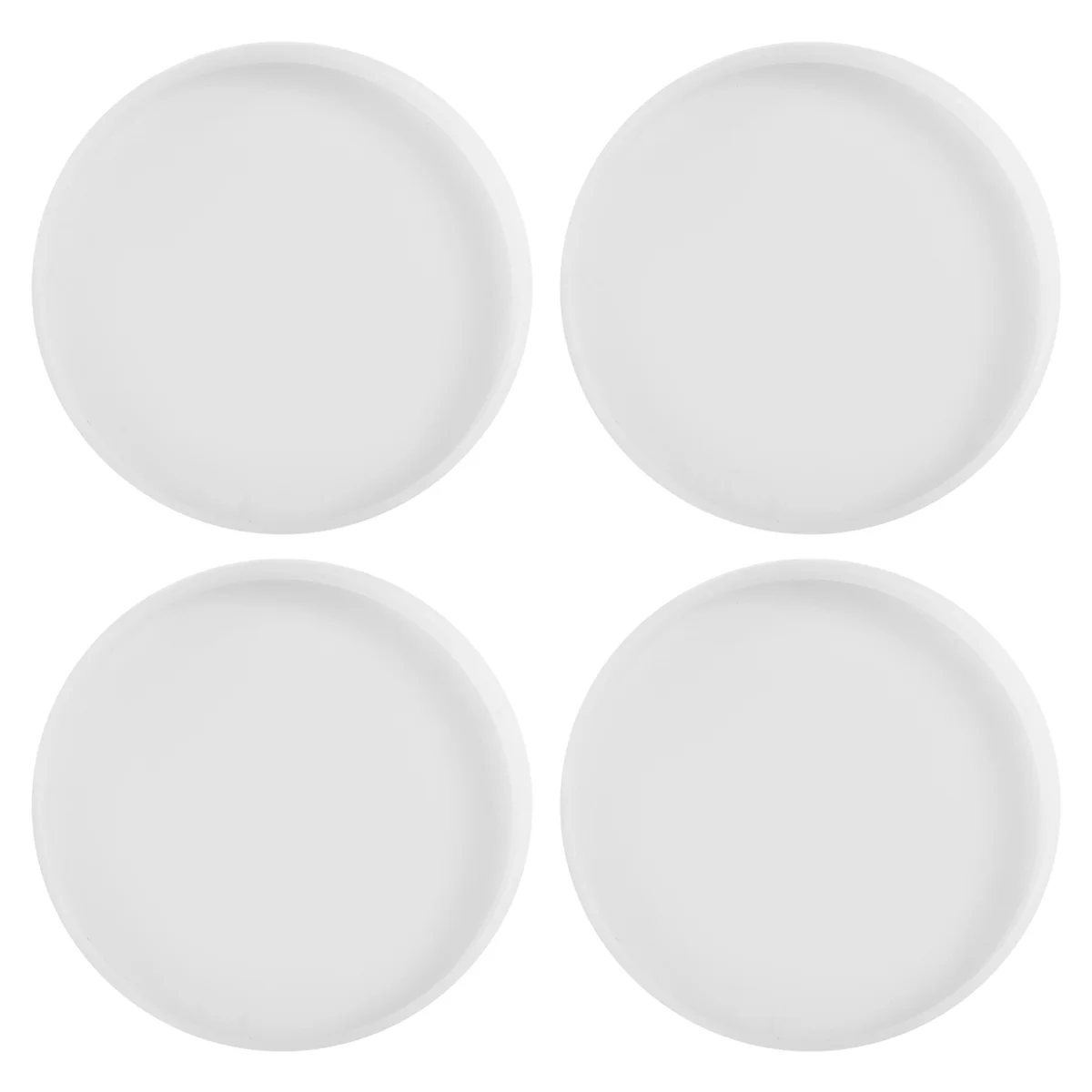 Круглая форма для смолы 4 шт. формы литья эпоксидной бетона цемента и полимерной