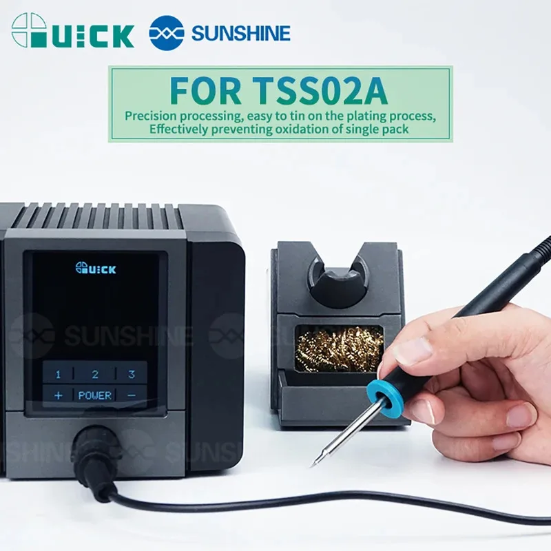 Фото QUICK оригинальный TS1200A бессвинцовое паяльное жало паяльное жало ручка сварочная ручка паяльные инструменты TSS02-SK TSS02-J TSS02-I №3