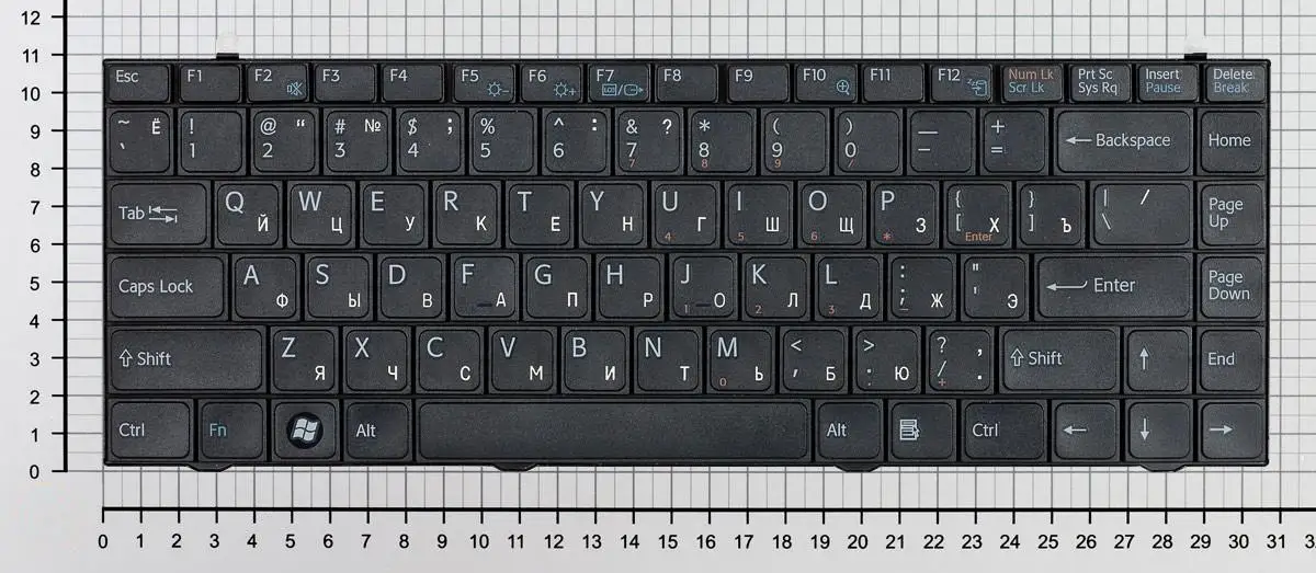 Клавиатура для Sony Vaio VGN-FZ290N5 черная