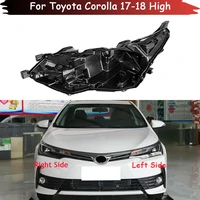 car parts headlight base black plastic rear cover auto front headlamp housing for toyota corolla 2017 2018 high configuration