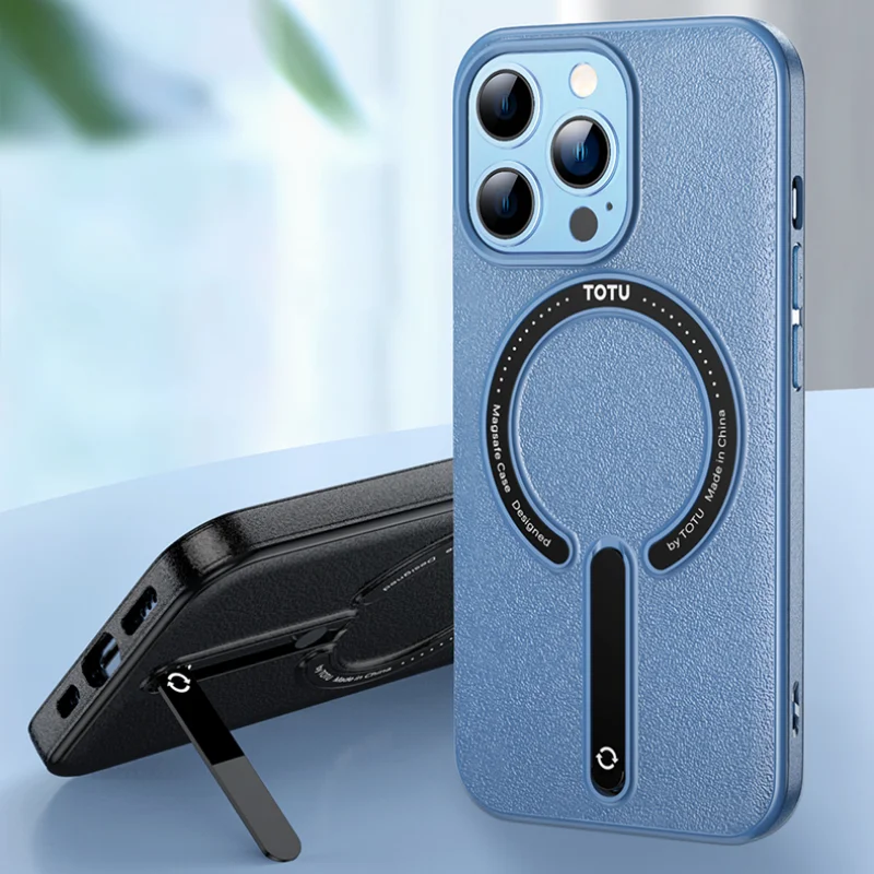 

Magnetic Phone Case For iPhone 13 Pro Max Case Bracket Case Phone Covers for iPhone 13 Pro Magnet Cover with Phone Stand