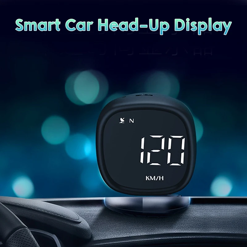 

Дисплей на лобовое стекло автомобильный Hud GPS датчик скорости пробег цифровой сигнал скорости миль/ч KMH автомобильные аксессуары универсаль...