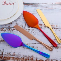 1pc cake shovel serving knife stainless steel pie pizza shovels s l cheese cake divider knives spatula dessert baking tools