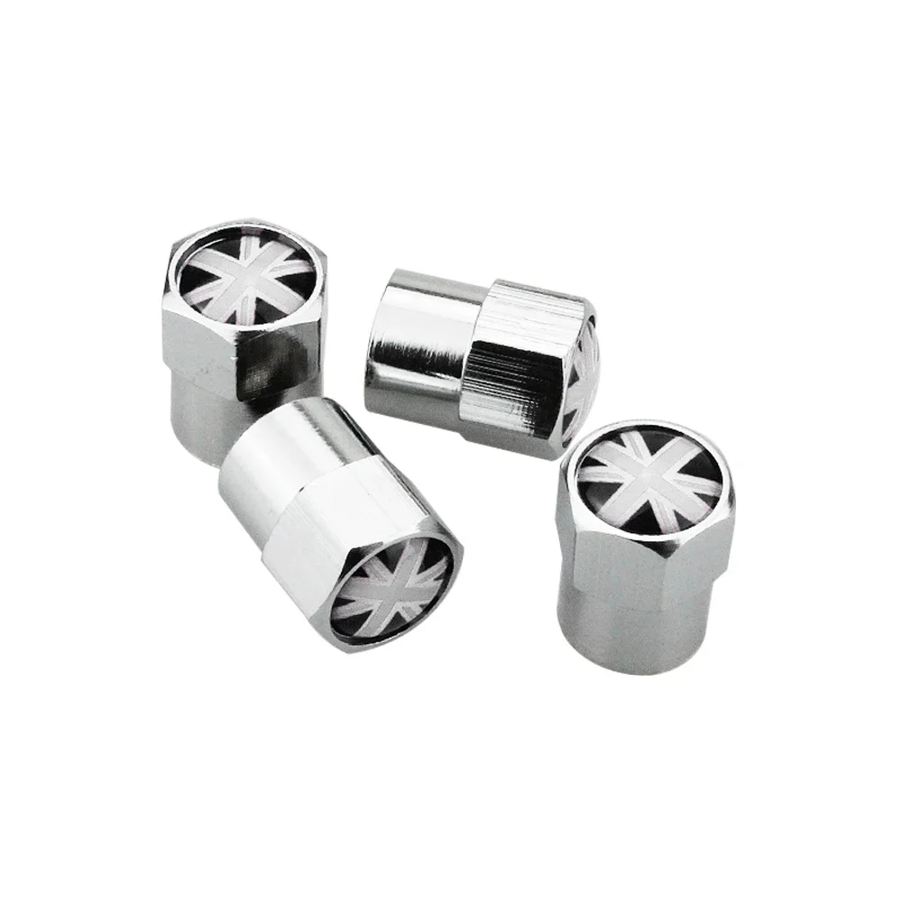 Колпачки для клапанов автомобильных шин 4 шт. флаг Англии Audi Mercedes Benz Volkswagen BMW KIA