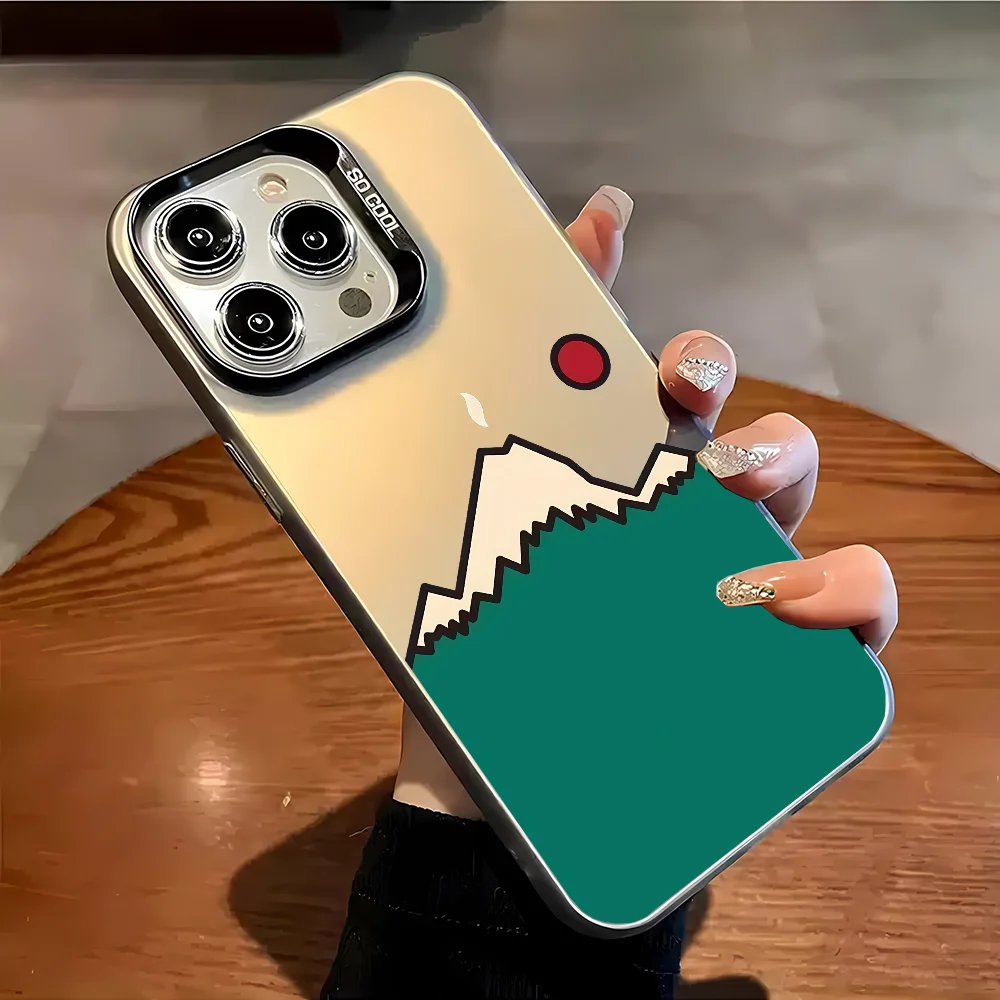 Модный чехол для телефона P-Patagonia iPhone 16 15 14 Plus 13 12 11 Pro Max X Xs XR 8 7 матовый красочный