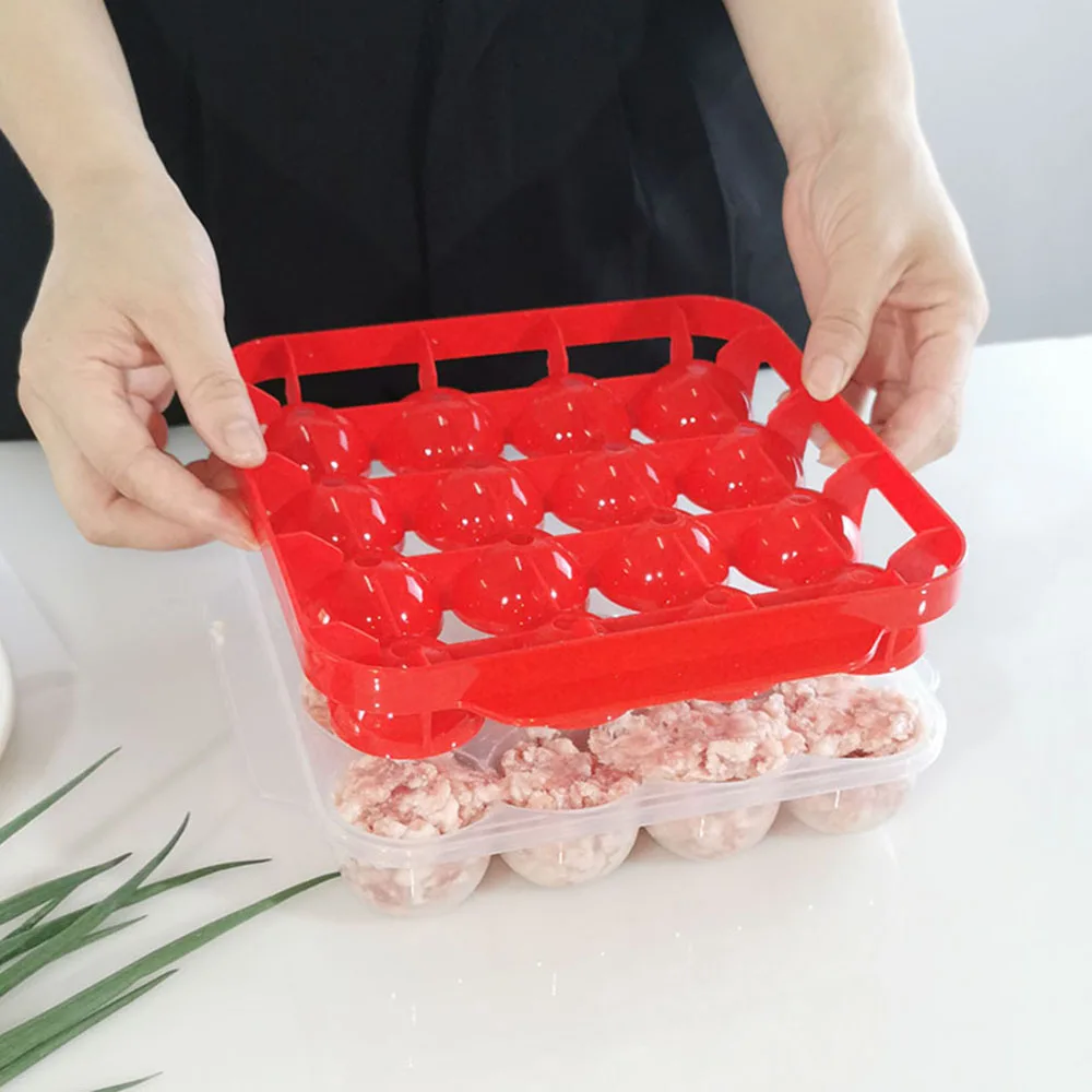 

2022 NEW Hot Kitchen Plastic Meatball Mold Making Fish Melon Ball Self Stuffing Food Cooking Machine High Temperature Resistance