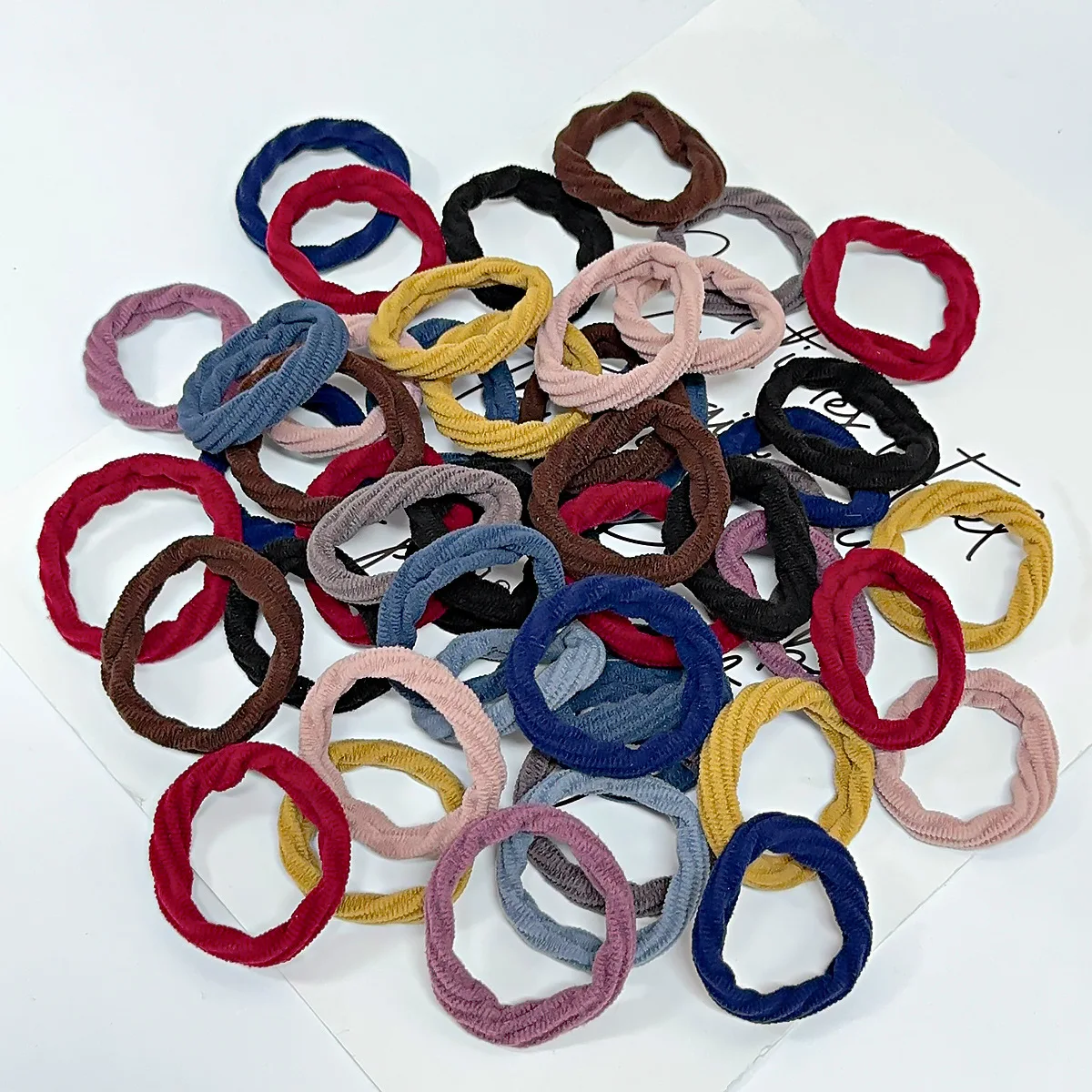 50 шт./комплект женские бесшовные эластичные повязки для волос