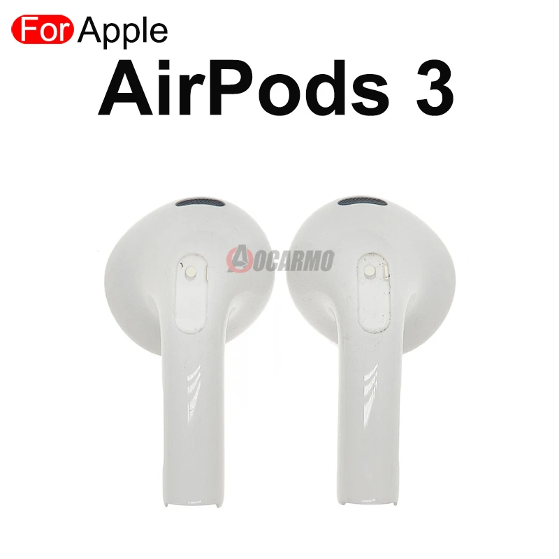 Aocarmo для Apple AirPods 3 Нижняя оболочка наушников корпус с верхней сеткой черное