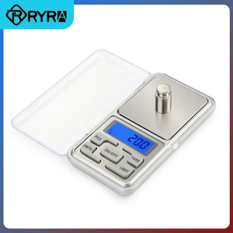 

Portable Digital Scale Mini Electronic Scale Jewelry Scales Precision LCD Display 100g-500g/0.01g Electronic Kitchen Scale Tool