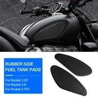 motorcycle tank pads stickers for rocket 3 3gt 3r rocket3 gt r tfc 2020 2021 side fuel tank pad decal gas knee grip traction pad