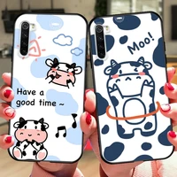 cute pop cartoon cow phone case for samsung galaxy a51 a71 a52 a72 a30 a20 a10 20e a90 a6 a7 a8 a9 j4 j6 a70 a50 plus case