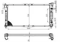 

Код магазина: BMZ016026 для радиатора двигателя (690 × 26)-97 автоматический