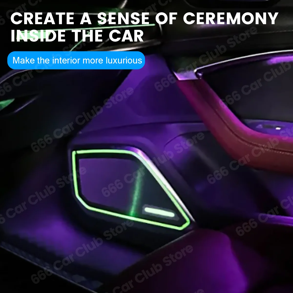 32-цветная автомобильная светодиодная крышка динамика для Audi A6 A7 C8 RS6 RS7 дверь