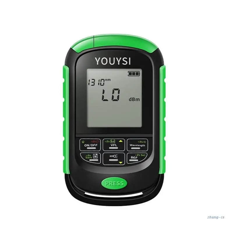 

Multifunctional Optic Power Meter USB Rechargeable Optical Power Meter FC/SC/ST Interface Tester for Fiber Cable Testing